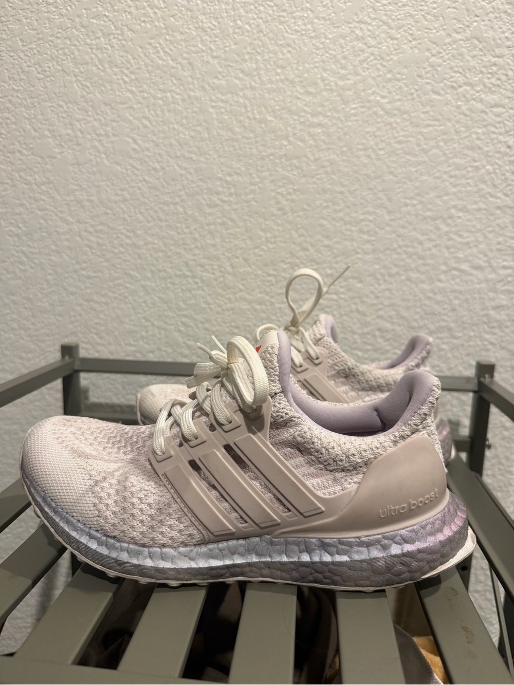 adidas UltraBoost Women's Pale Purple Knit Running Shoes